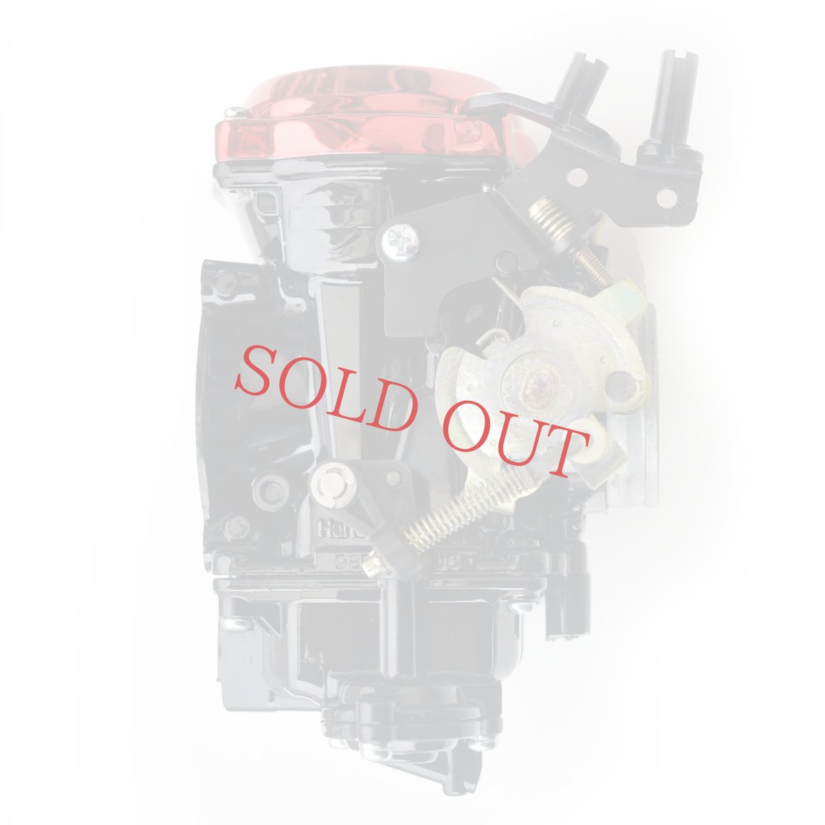 画像4: 【ブラック×レッド】BIGTWIN用 / 完成品フルチューンCVキャブレターツーリング加工 40mm (4)