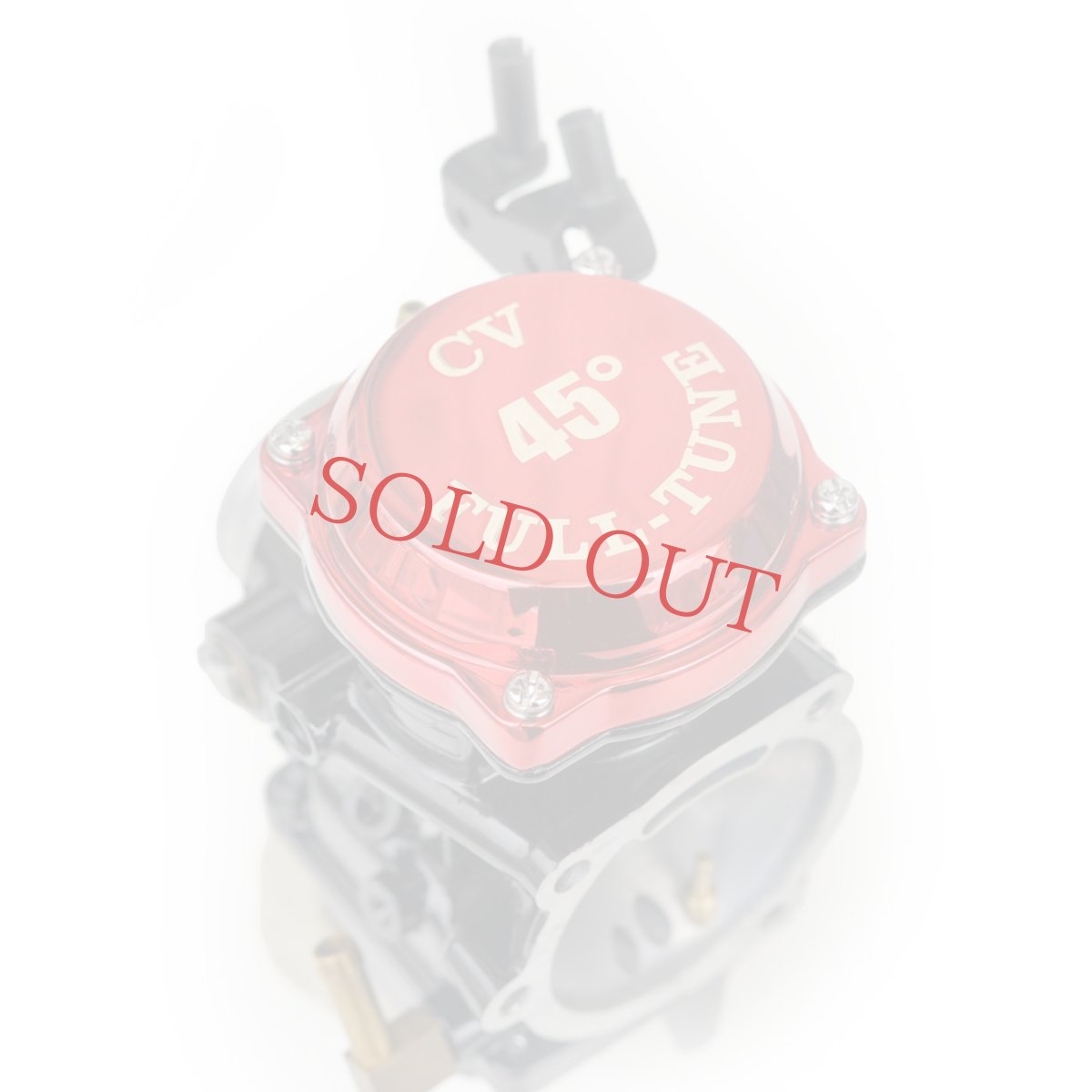 画像8: 【ブラック×レッド】BIGTWIN用 / 完成品フルチューンCVキャブレターツーリング加工 40mm (8)