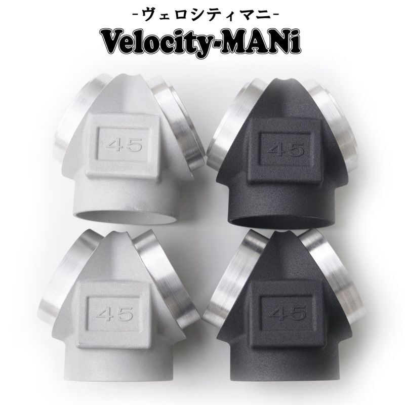 画像1: 【45 Velocity-MANi】ショベルヘッドCVキャブ用ショートマニホールド (1)
