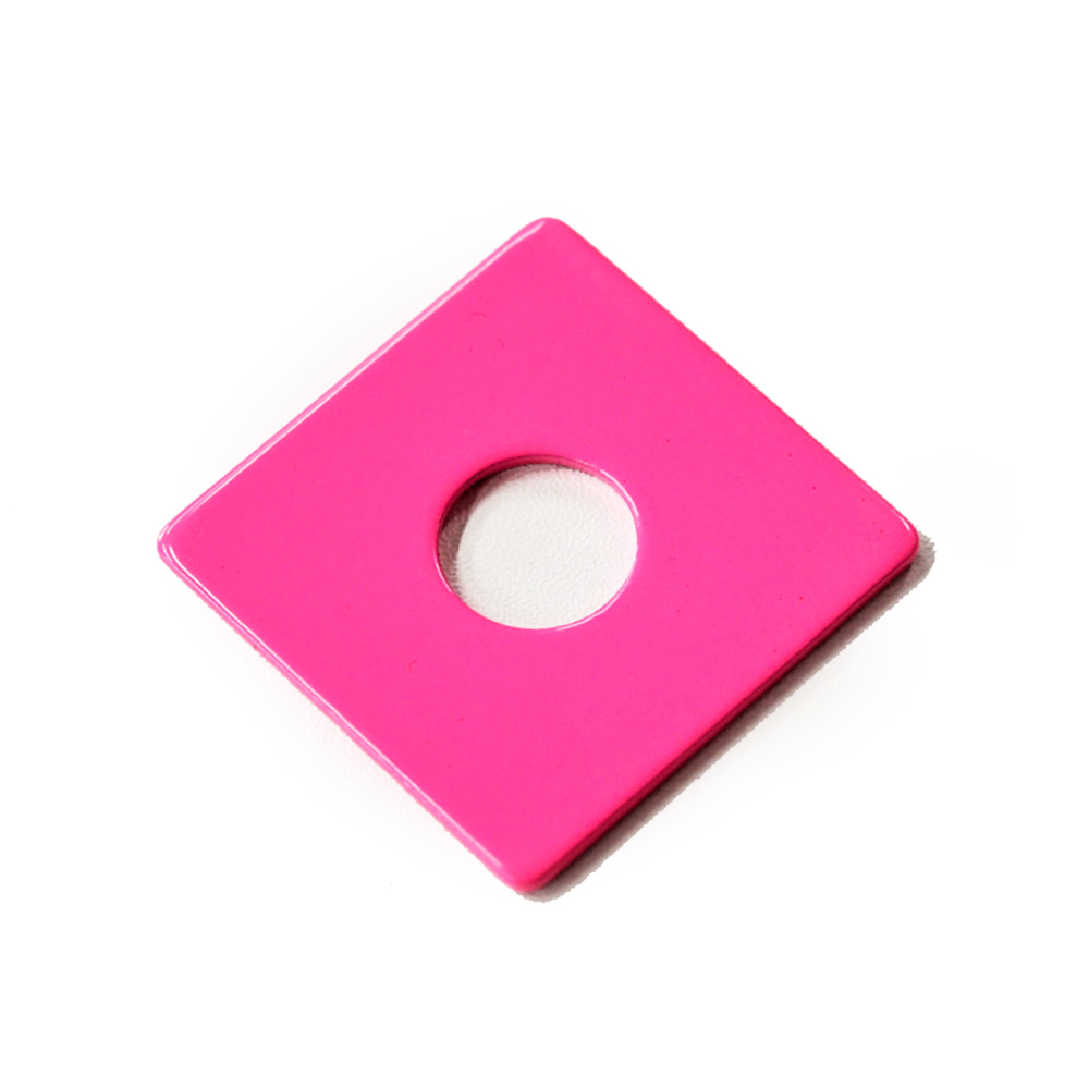 画像1: パウダーコートカラーサンプル/蛍光ピンク色見本 (1)